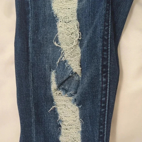 True Religion Jennie Mid Rise Curvy Skinny Jean, Color Dark Indigo Size 24 - Picture 5 of 15